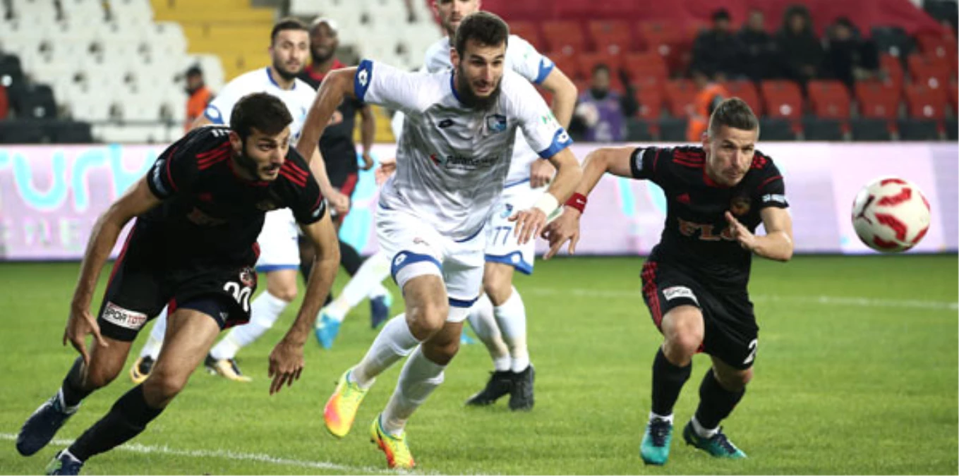 Gazişehir Gaziantep-Büyükşehir Belediye Erzurumspor: 2-2