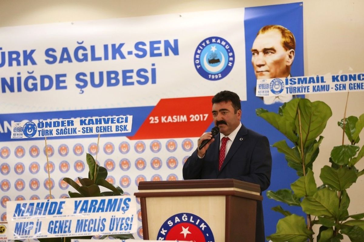 Niğde Türk Sağlık Sen Genel Kurul Yaptı