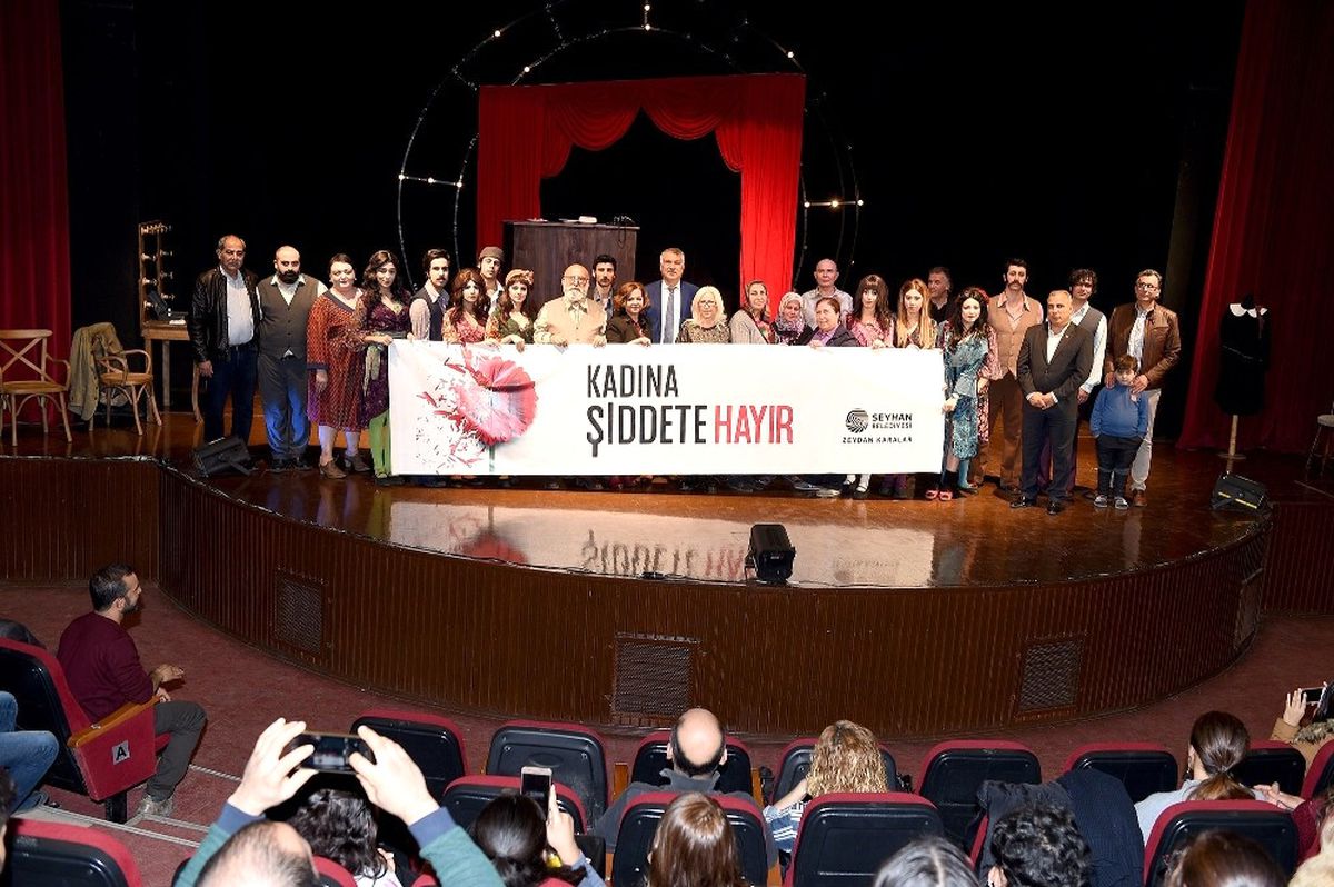 Sbşt Oyuncuları Kadına Şiddete "Hayır" Dedi