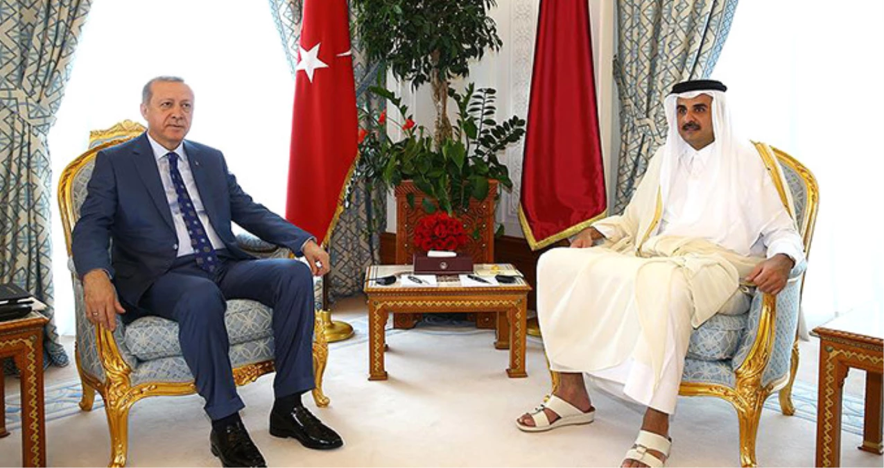 Erdoğan ve Katar Emiri El Sani Telefonda Soçi Zirvesini Görüştü