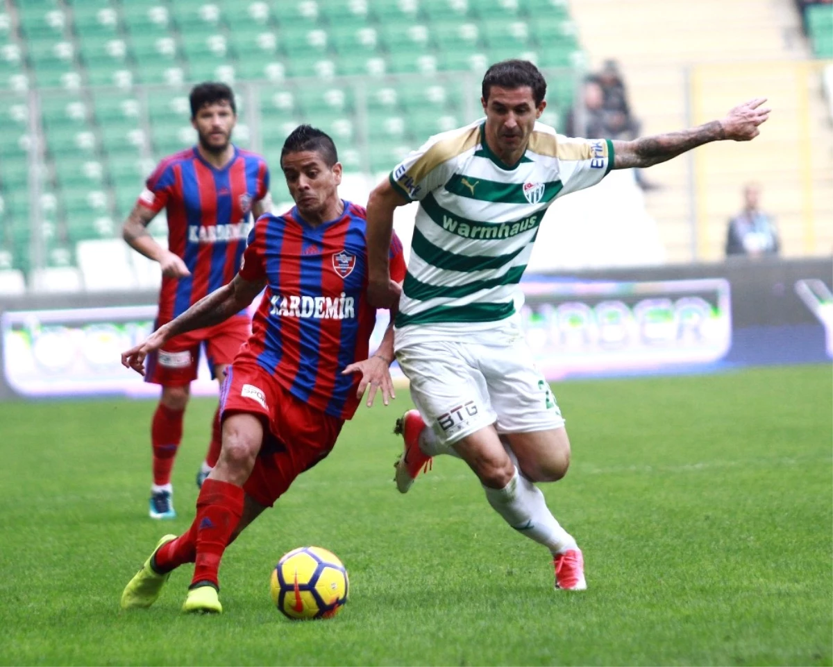 Süper Lig: Bursaspor: 2 - Karabükspor: 1 (Maç Sonucu)