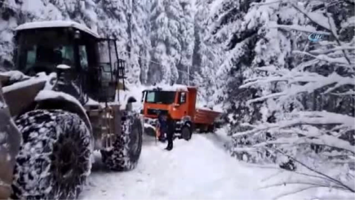 Artvin\'de Kar Nedeniyle 21 Köy Yolu Ulaşıma Kapandı