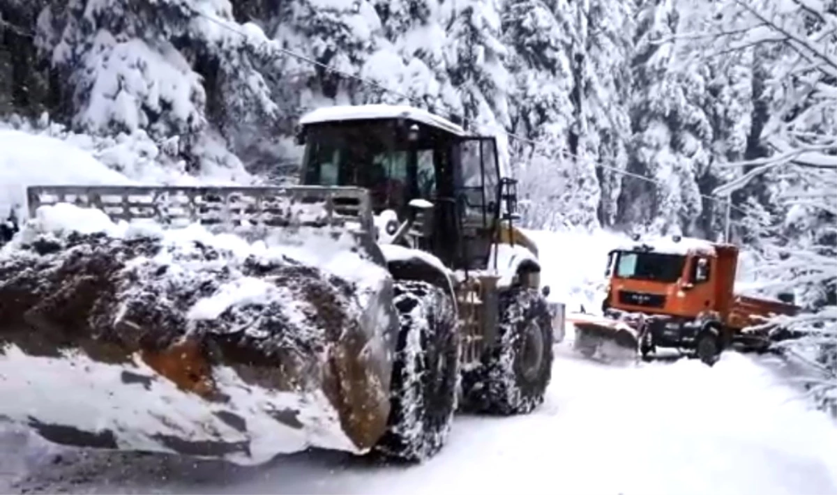 Artvin\'de Kar Nedeniyle 21 Köy Yolu Ulaşıma Kapalı Bulunuyor