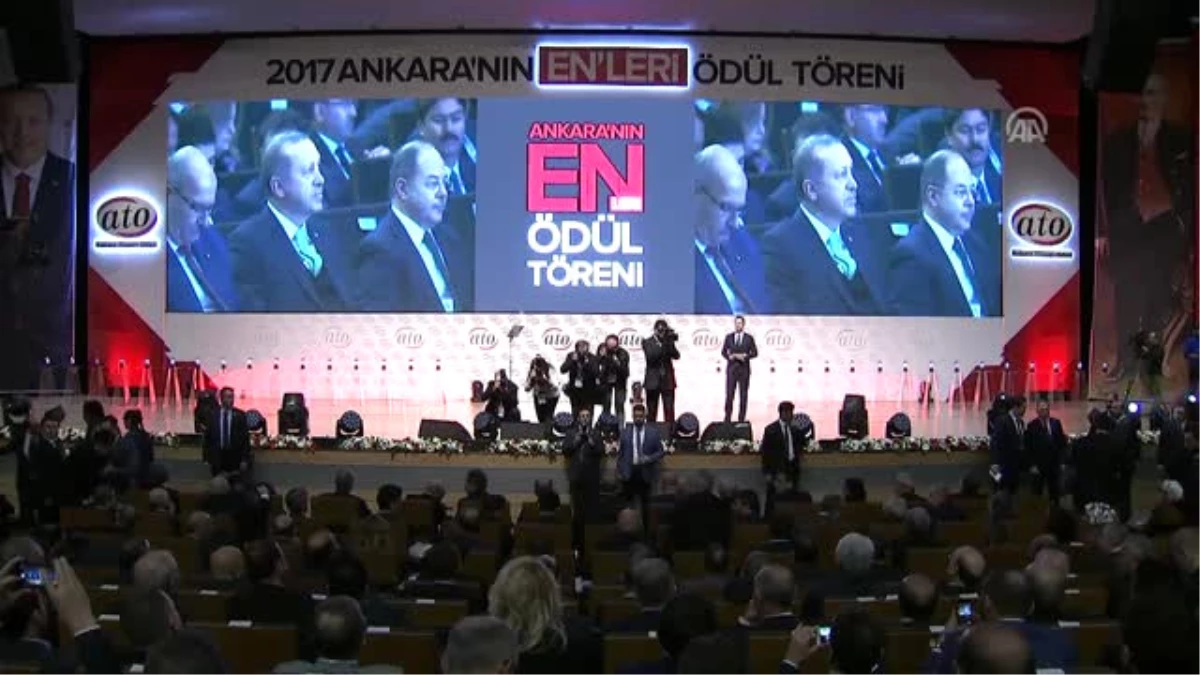 ATO Başkanı Baran, "Ankara\'nın En\'leri Ödül Töreni"Nde Konuştu