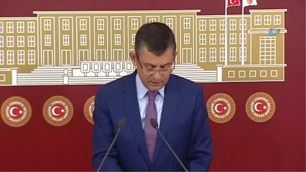 CHP Grup Başkanvekili Özel: "Yarın Milletin Önüne Belgelerin Çıkışını Grup Toplantısında...