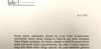 Cumhurbaşkanı Erdoğan'ın Oğlu Burak Erdoğan'ın Avukatı, Gözaltı İddialarını Yalanladı