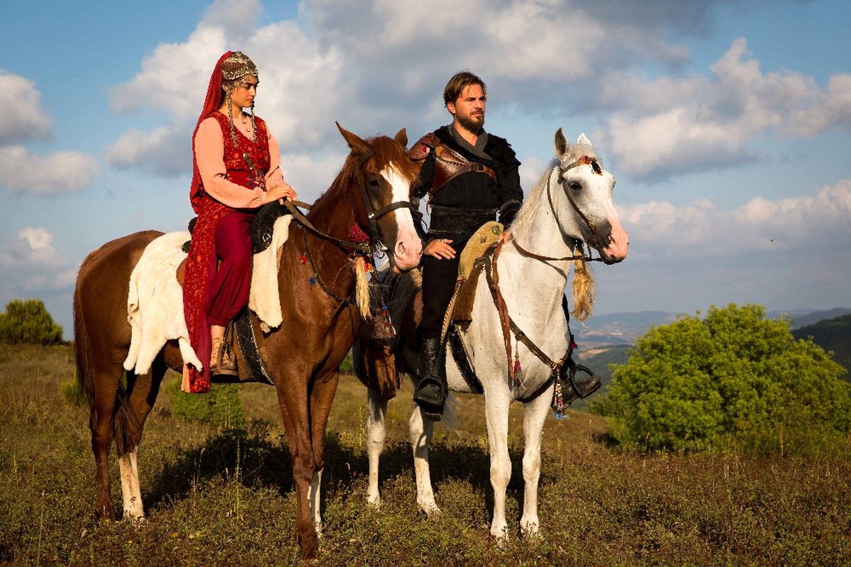 Diriliş Ertuğrul Setinde Yangın