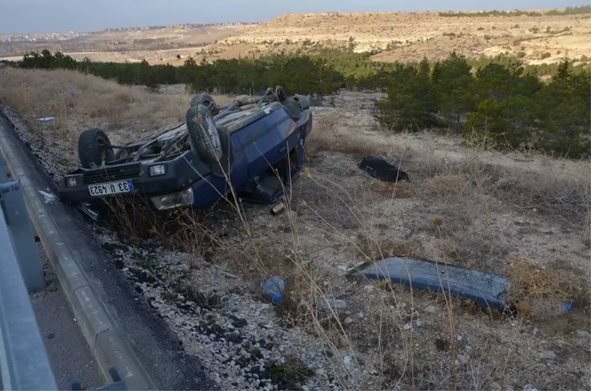 Karaman\'da Trafik Kazası: 1 Yaralı