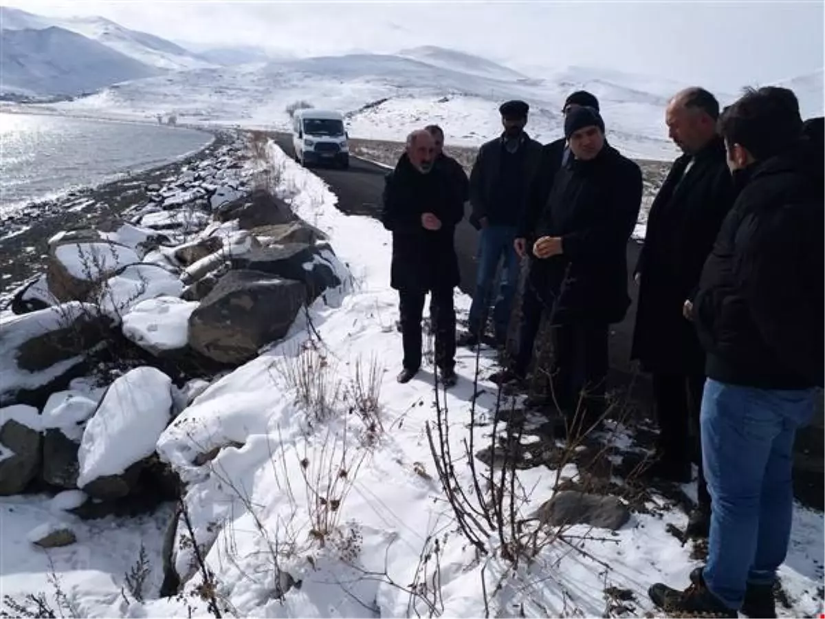 Kaymakam İmamoğlu, Çıldır Gölünde İnceleme Yaptı