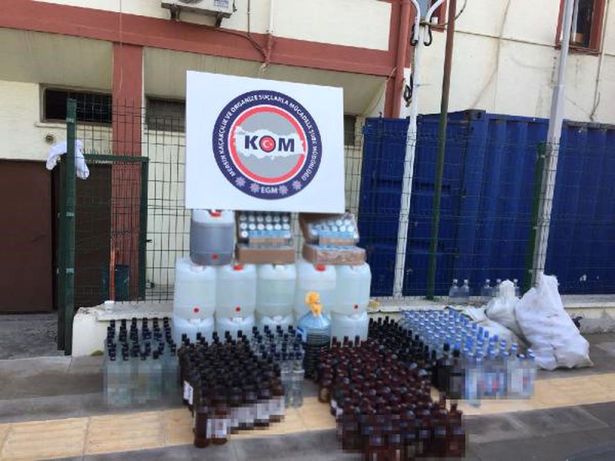 Mersin\'de Sahte İçki Operasyonu