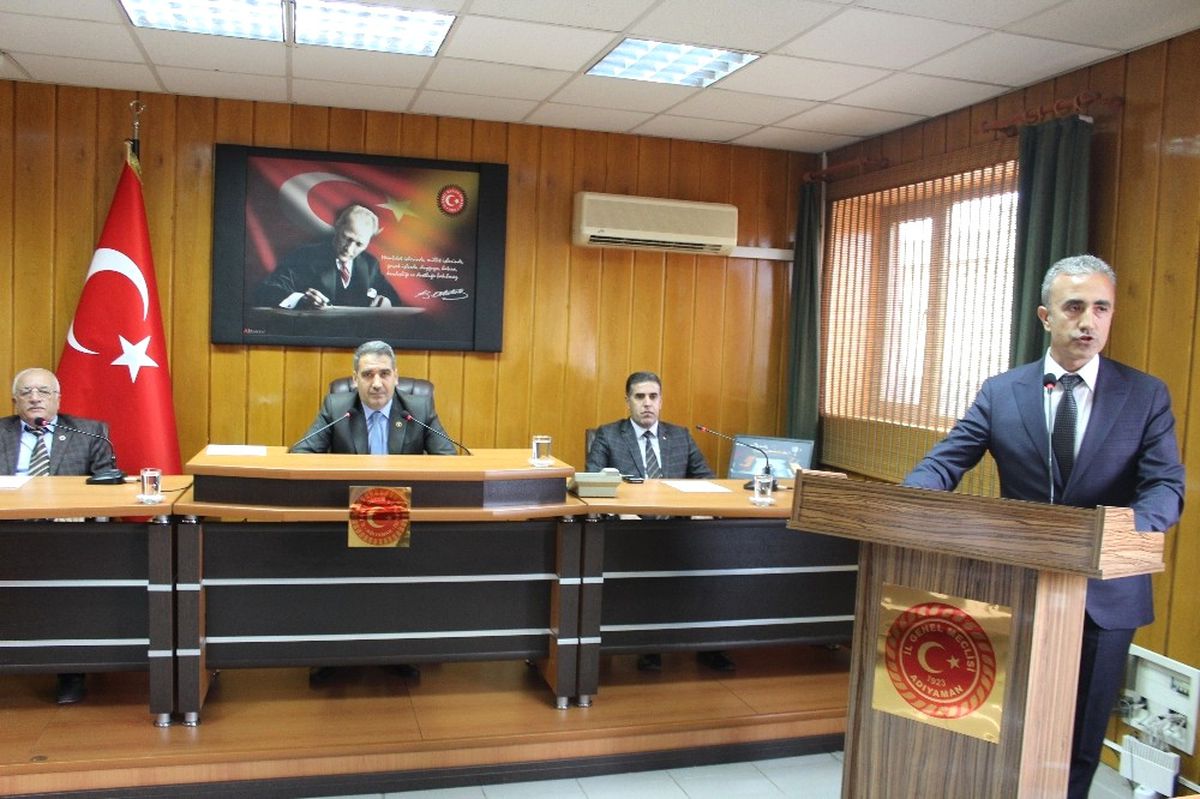 Müdür Çelik İl Genel Meclisinde Çalışmaları Anlattı