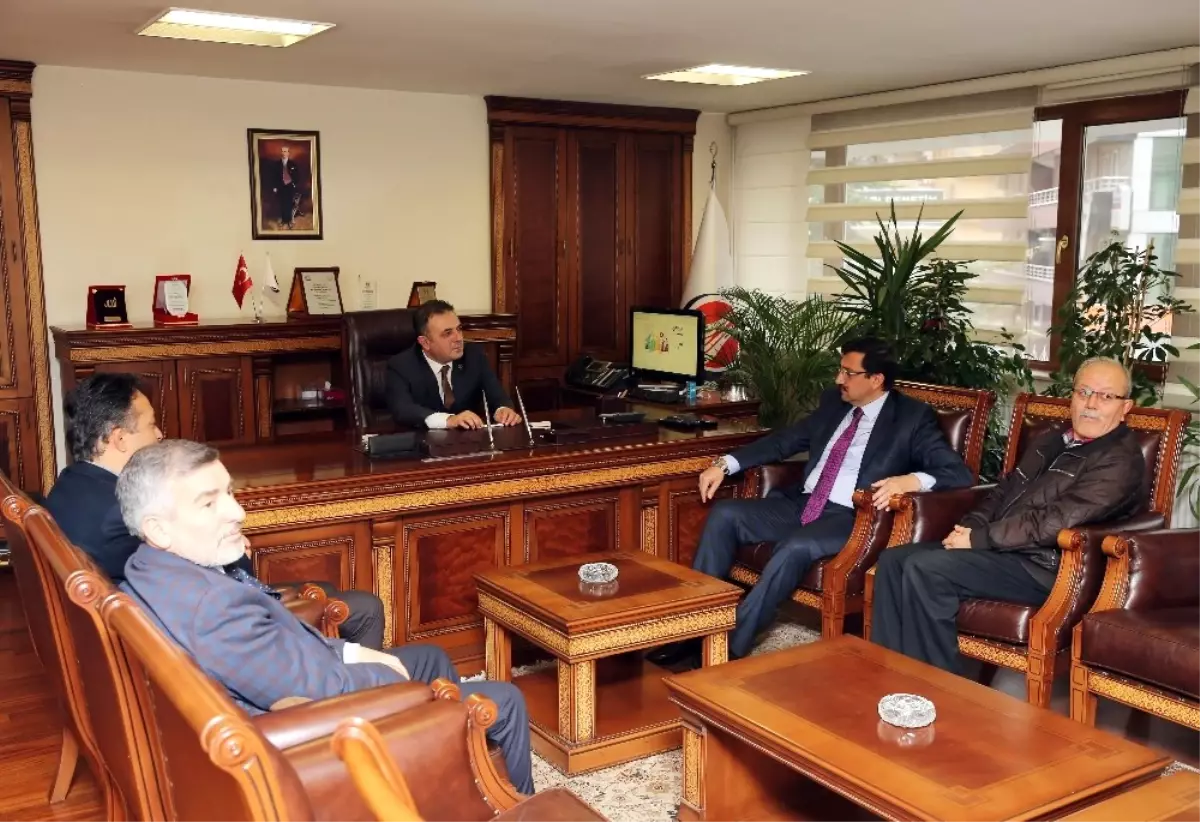 Mustafa Ak\'tan Murat Ercan\'a Hayırlı Olsun Ziyareti