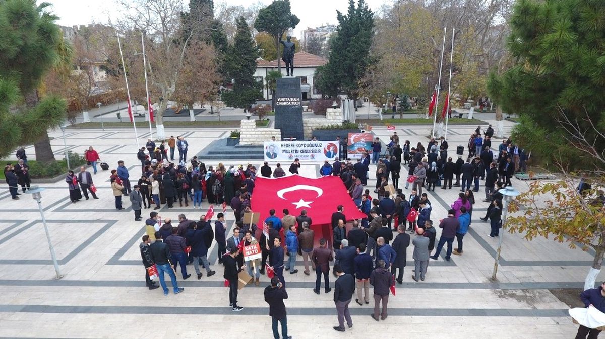 Sinop\'ta NATO Protesto Edildi
