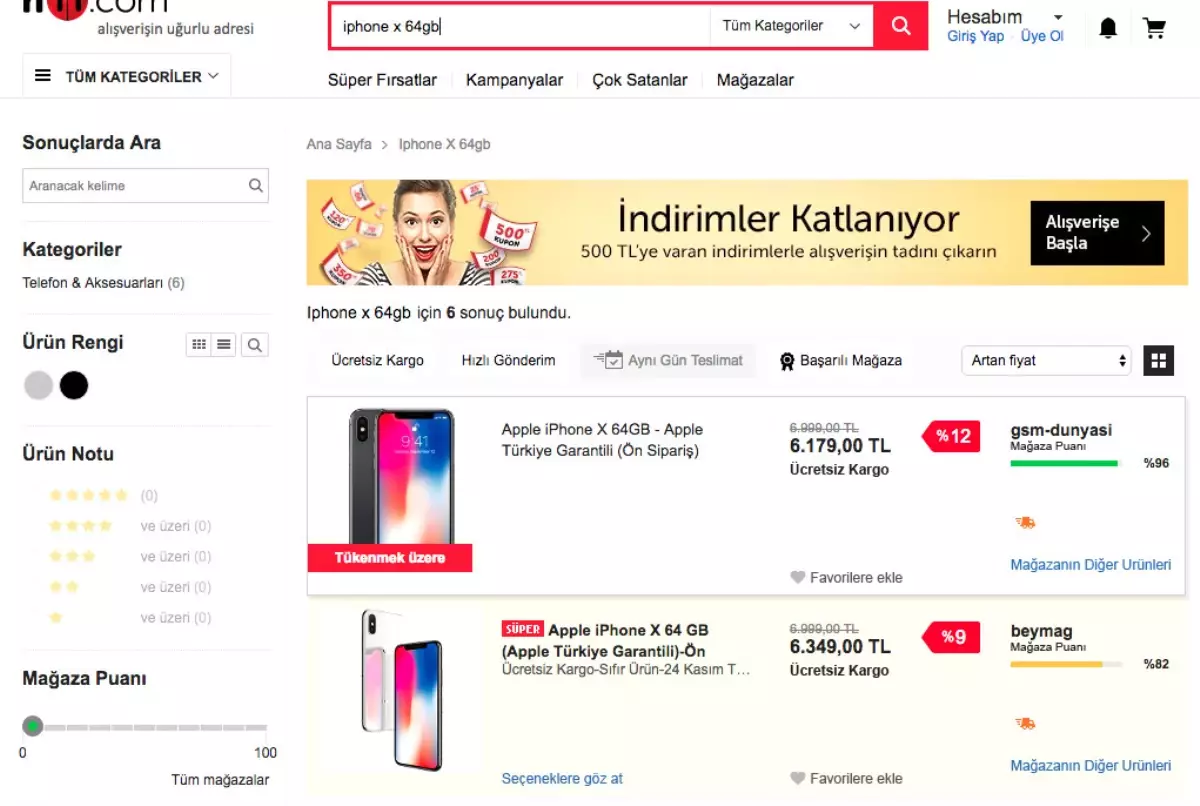 Şu Anda İphone X En Ucuz Nerede Satılıyor? İphone X Türkiye Satışı Başladı