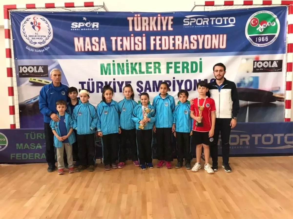 Kağıtsporlu Minik Masa Tenisçilerden 2 Derece