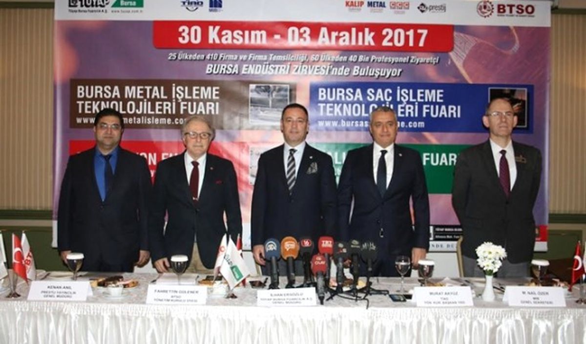 Bursa Endüstri Zirvesi Yarın Kapılarını Açıyor