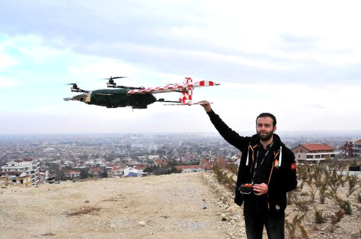 Üniversiteli Öğrenciler, Dikine İniş - Kalkış Yapan İHA Geliştirdi