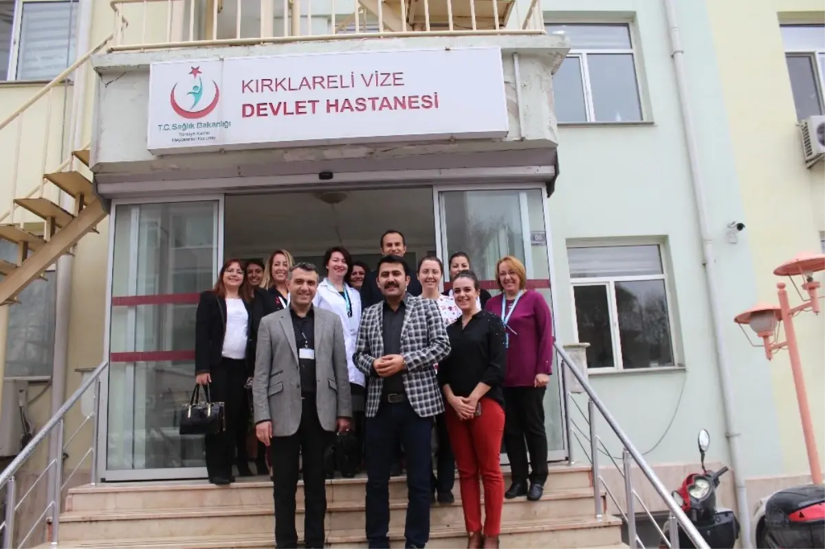 Vize Devlet Hastanesine Kalite Değerlendirmesi Yapıldı