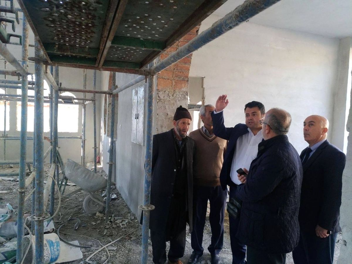 Aişe Camisinin Yapımı Hızla İlerliyor