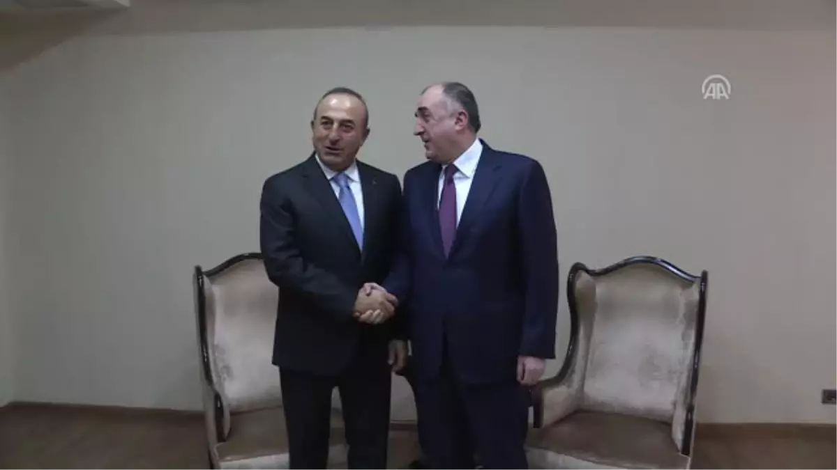 Çavuşoğlu, Azerbaycan ??dışişleri Bakanı ???mammadyarov\'la ???görüştü