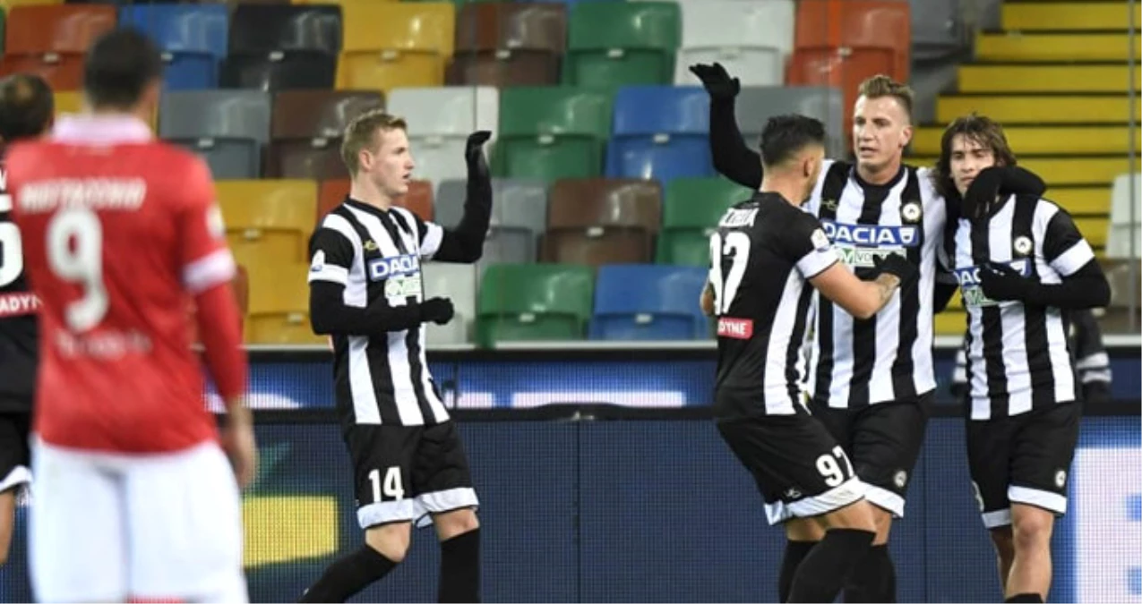 İtalya Kupasında Udinese, Sahasında Perugia\'yı 8-3 Yendi