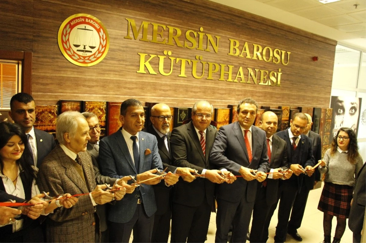 Mersin Barosu\'na Yeni Kütüphane Açıldı