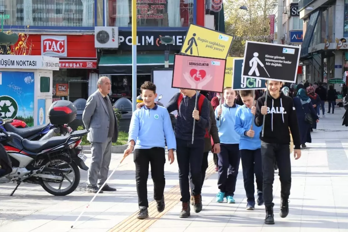 Ortaokul Öğrencileri, Bir Günlüğüne Engelli Oldu