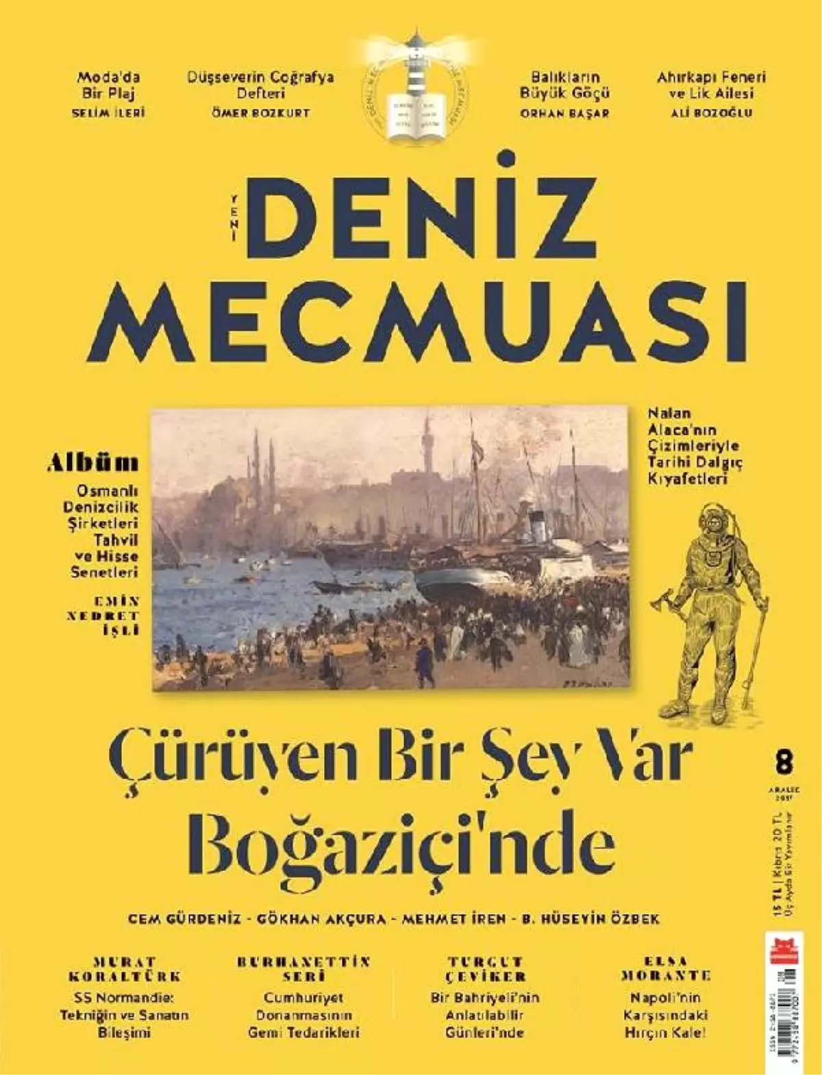 Yeni Deniz Mecmuası\'nın 8\'inci Sayısı Raflarda Yerini Aldı