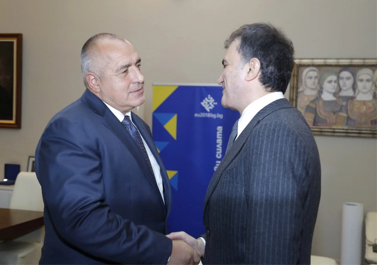 Bakan Çelik, Bulgaristan Başbakanı Borisov\'la Görüştü
