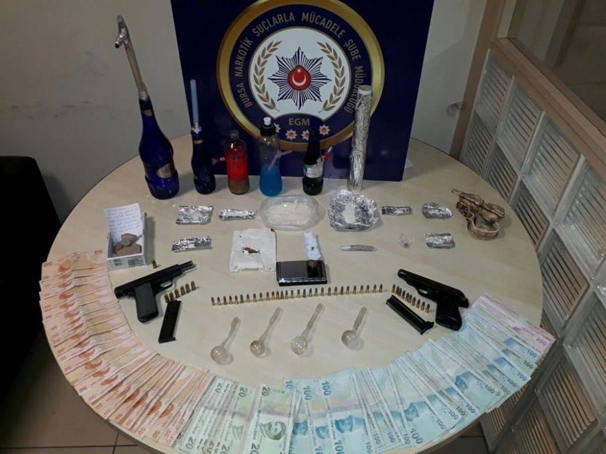 Bursa\'da Uyuşturucu Şebekesi Çökertildi