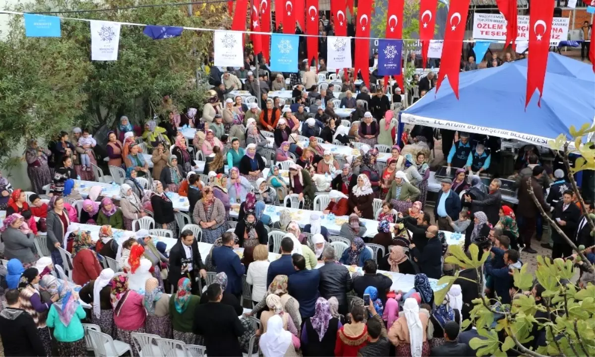 Köylüler\'den Başkan Çerçioğlu\'na Teşekkür Yemeği
