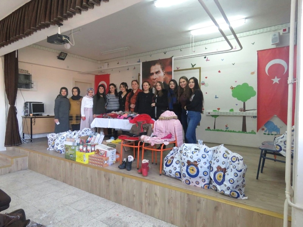 Kredi Yurtlar Kurumu İl Müdürlüğü Homurlu Köyü İlköğretim Okulunu Ziyaret Etti