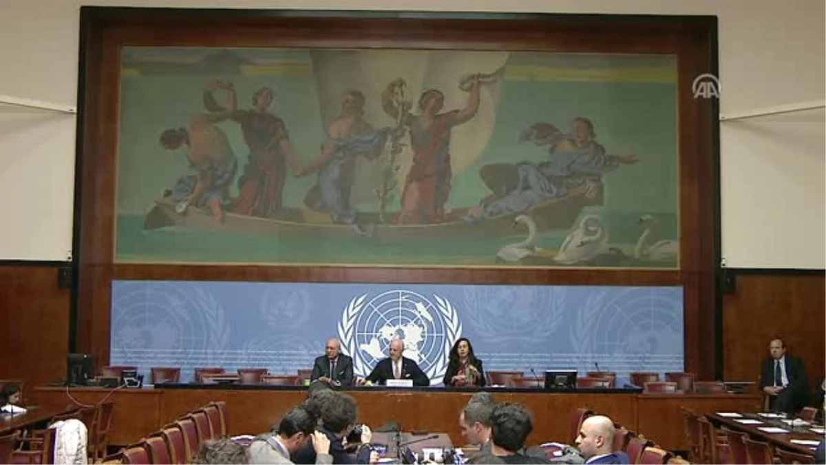 Suriye Konulu Cenevre 8 Görüşmeleri - BM Suriye Özel Temsilcisi Mistura - Cenevre