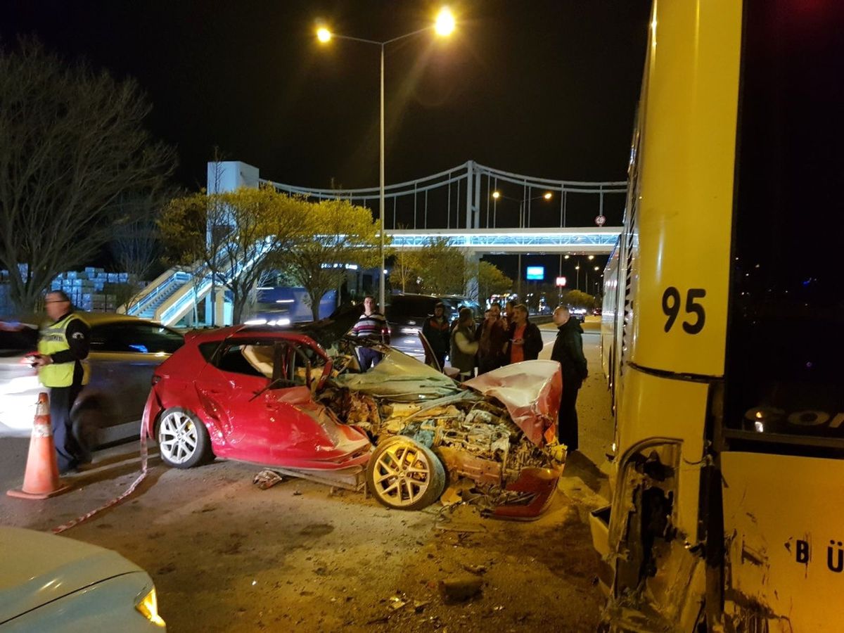Yarış Kazayla Bitti