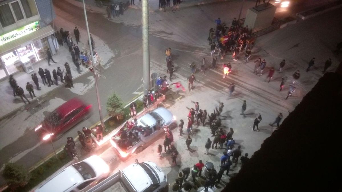 Hakkari\'de Beşiktaş Coşkusu