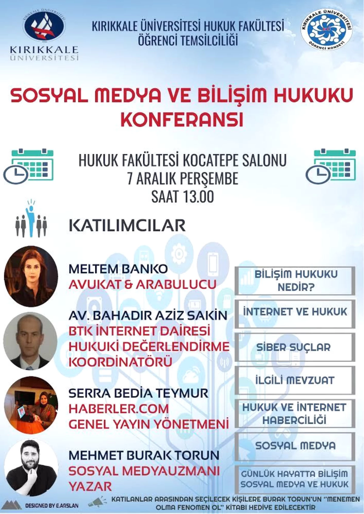 Kırıkkale Üniversitesinde Sosyal Medya ve Bilişim Hukuku Konferansı