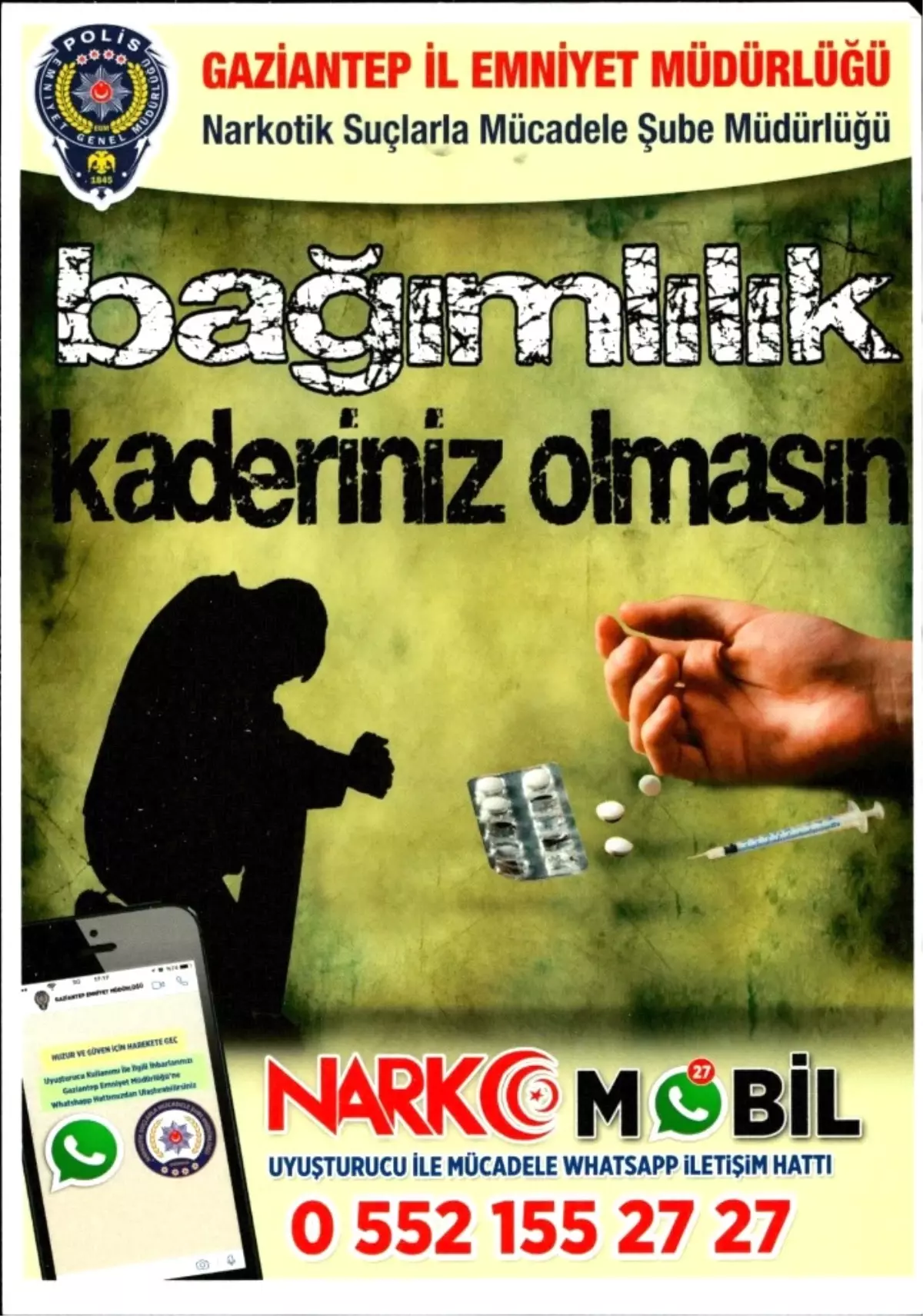 Narko-Mobil Whatsapp İhbar Hattı