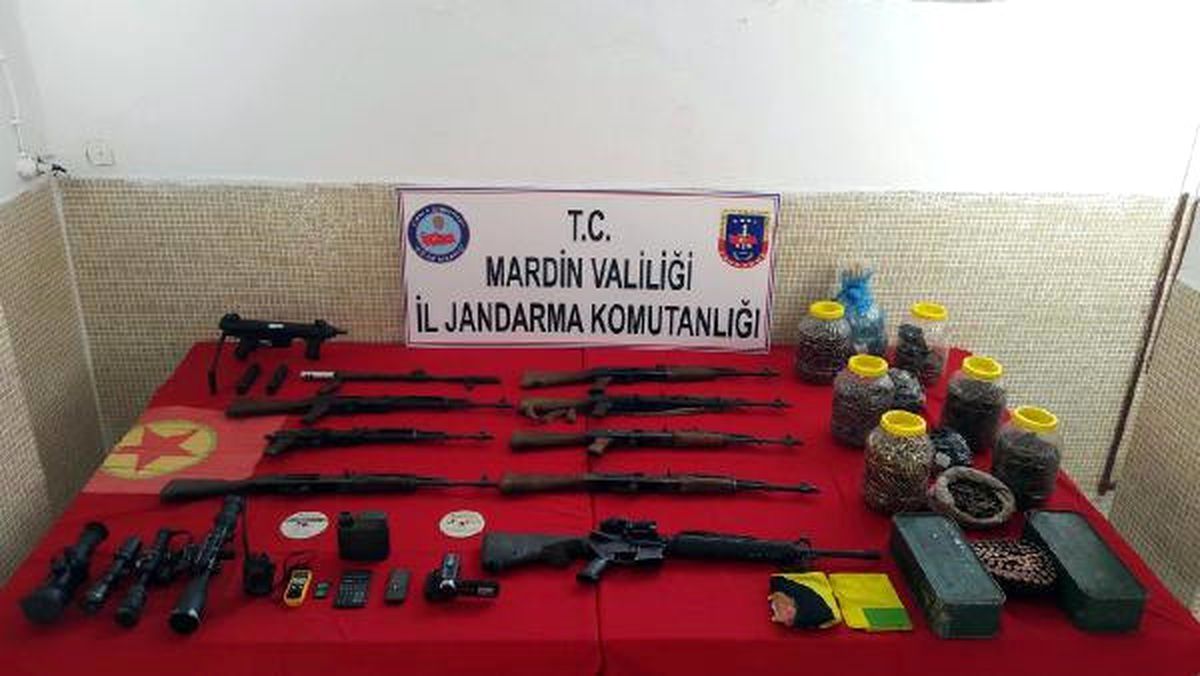 Nusaybin Kırsalında Terör Örgütünün Cephanesi Ele Geçirildi