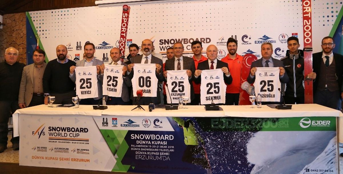 Palandöken\'de Dev Organizasyon: Snowboard Dünya Kupası