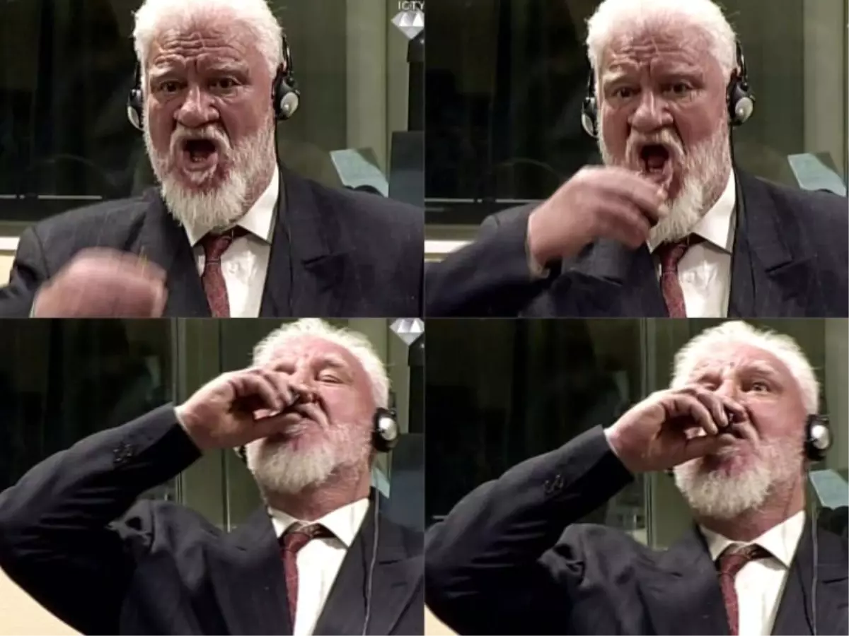 Savaş Suçlusu Bosnalı Hırvat General Slobodan Praljak \'Nazi Zehiri\' ile İntihar Etti