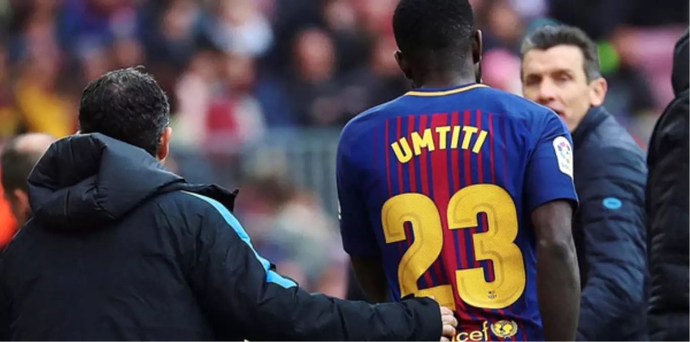 Barcelona\'da Umtiti İki Ay Yok