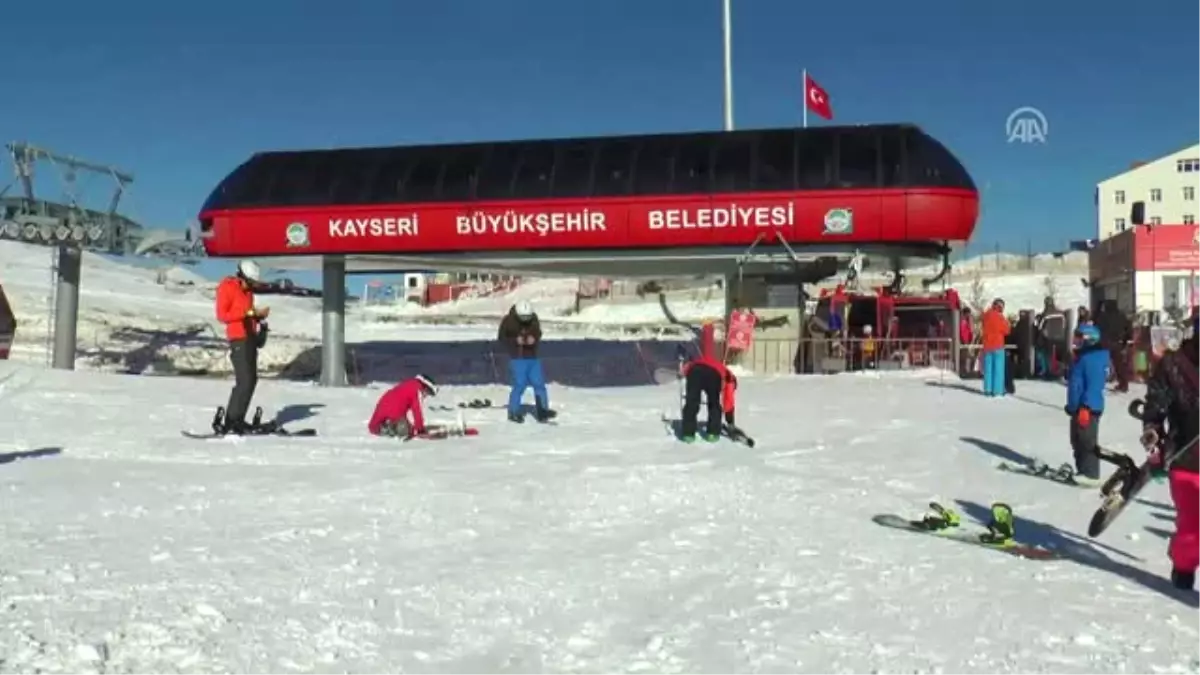 Erciyes\'te Hafta Sonu Yoğunluğu