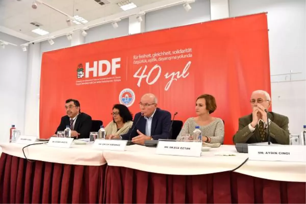 Hdf Kuruluşunun 40\'ıncı Yılını İstanbul\'da Kutladı