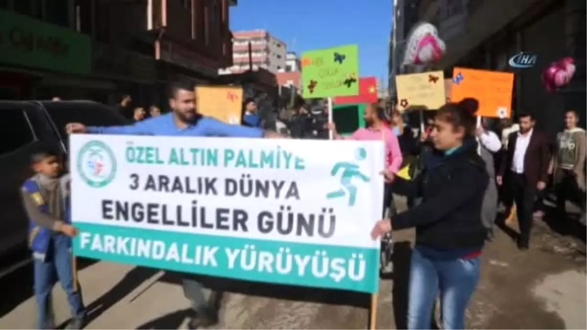 Silopi\'de Engelliler, Engelsiz Yaşam İçin Yürüdü