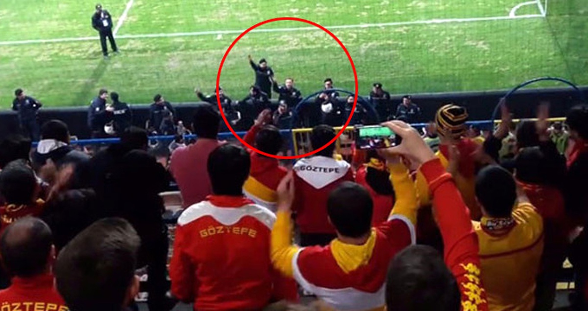 Emniyet Amiri, Göztepe Taraftarına Üçlü Çektirdi