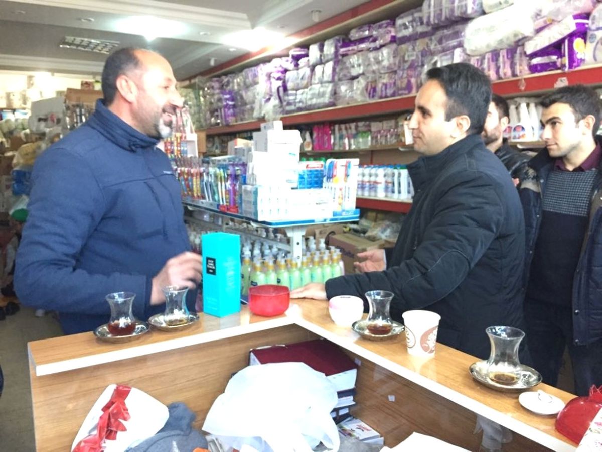 Kaymakam Dundar\'ın Esnaf Ziyareti