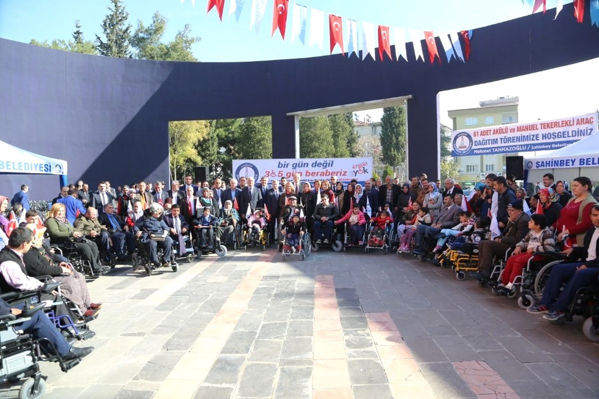 Şahinbey Engellileri Yalnız Bırakmadı