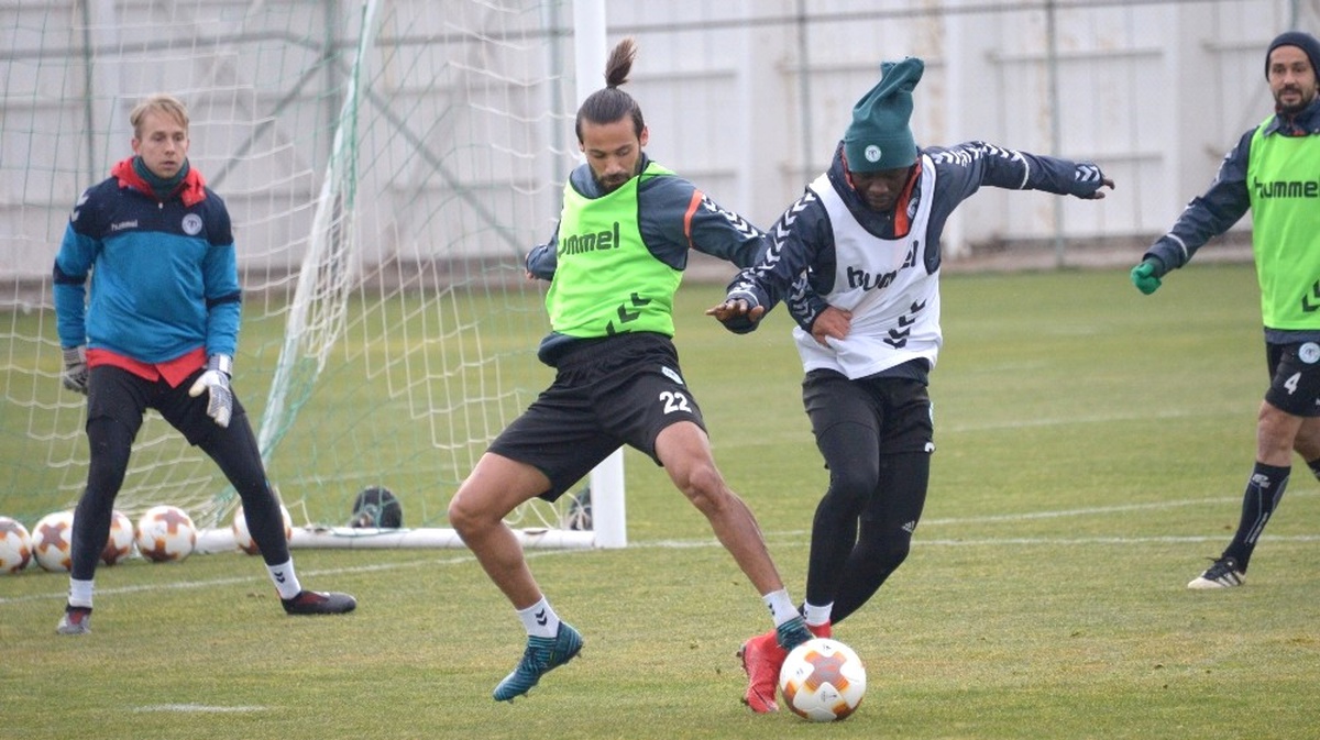 Atiker Konyaspor, Vitoria Guimares Maçının Konya\'daki Son Çalışmasını Yaptı