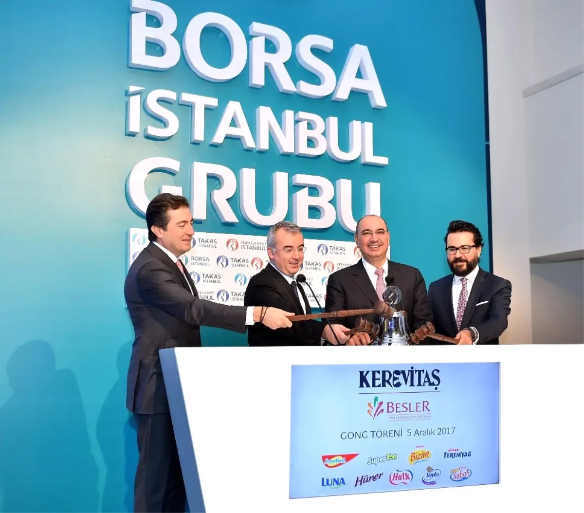 Borsa İstanbul\'da Kerevitaş İçin Gong Töreni Düzenlendi