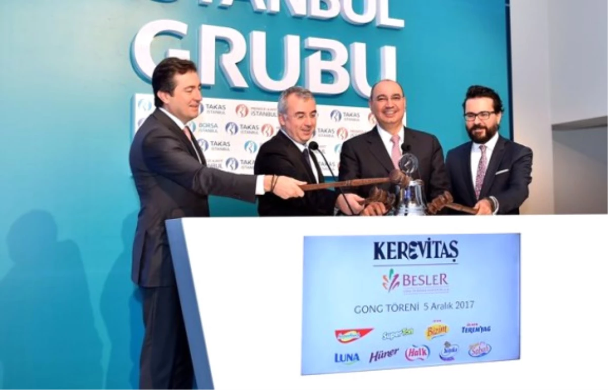 Borsa İstanbul\'da Kerevitaş İçin Gong Töreni Düzenlendi